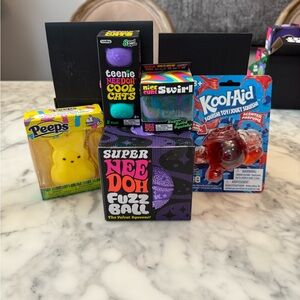 Peeps & Kool-Aid Kids Toy Pack with Yellow Peeps Squishy and Red Kool-Aid Squish
